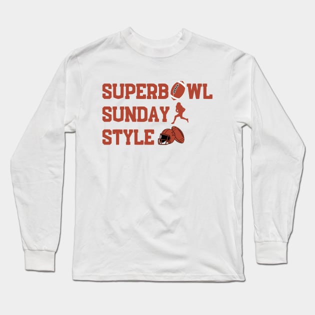 Superbowl Long Sleeve T-Shirt by NomiCrafts